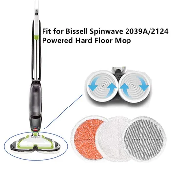 

Tools Cleaning Pads Accessory Mop Cloths For Bissell Spinwave 2039A 2124