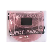 Блестящие прозрачные Кошельки для монет, Портмоне Сумочка с блестками женский кошелек монета мини-сумка складной подвесной воротник Лазерный цвет маленький кошелек