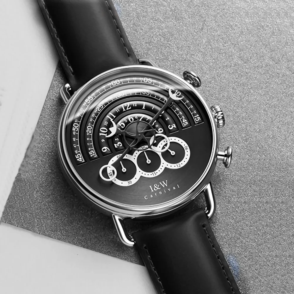 Relogio Masculino CARNIVAL Military Watch Sport Mens Watches Top Brand Luxury Quartz Watch Waterproof Sapphire Runway Dial Clock_voghion.com