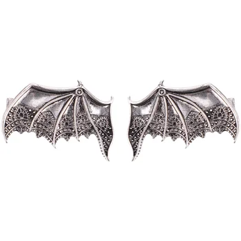 

2pcs Cool Devil Wing Bat Wing Hairpins Lovely Halloween Party Hairclip Accessory