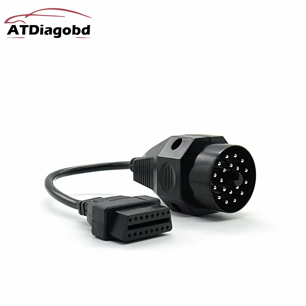1 шт. OBD II адаптер для BMW 20 pin к OBD2 16 PIN Female разъем e36 e39 X5 Z3 Новинка Бесплатная доставка