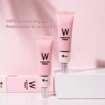 Korea cosmetics Wlab facial face pore primer base makeup for face brighten smooth skin invisible pores matte primer make up base 1
