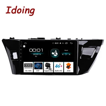 

Idoing 10.2"4G+64G 2.5D Octa Core Car Radio Android Multimedia Player For Toyota Corolla 2014-2016 E170 E180 GPS Navigation