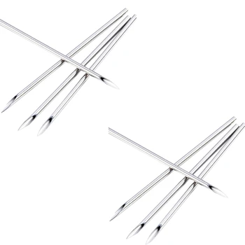

200Pcs Disposable Sterile Body Piercing Needles Tattoo Piercing Needles for Navel Nipple Ear Nose Lip 20G & 12G