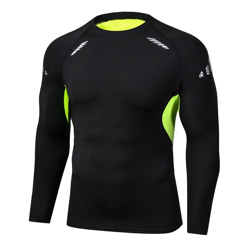 Men’s T-shirt Men Running Sport T Shirt Men Compression Fitness Tops Tee Quick DryTight Training Gym Sport Running Shirts Jersey BEST SELLERS