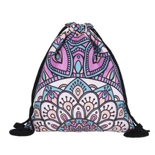 Новая модная женская Мандала рюкзак 3D печать путешествия Softback женская сумка со шнурком сумка Геометрическая Печать