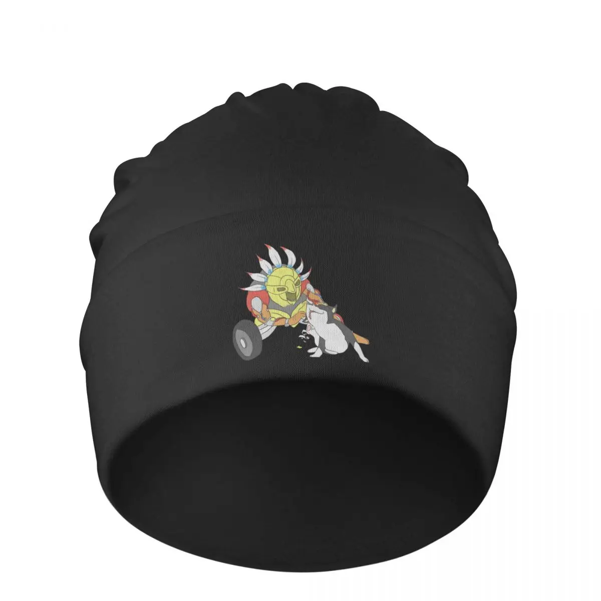 Jojos Bizarre Adventure Over Heaven Skullies Beanies Iggy And The Fool Knitting Winter Bonnet Hats Men Women's Unisex Ski Cap |
