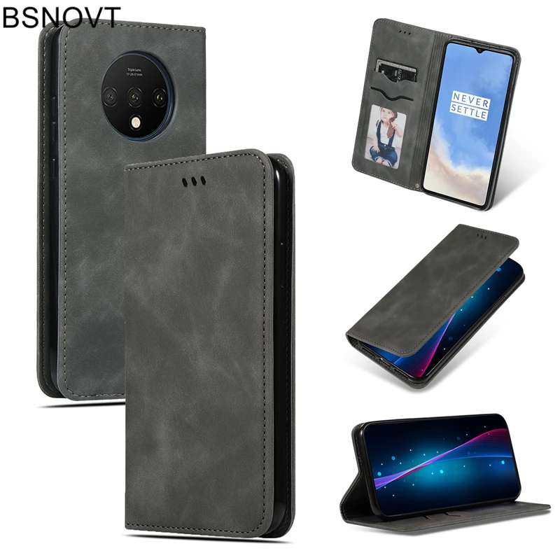 

For Oneplus 7T Case Card Holder Bumper Filp Wallet PU Leather Phone Bag Case For Oneplus 7T Cover For Oneplus 7T Case 6.55 inch