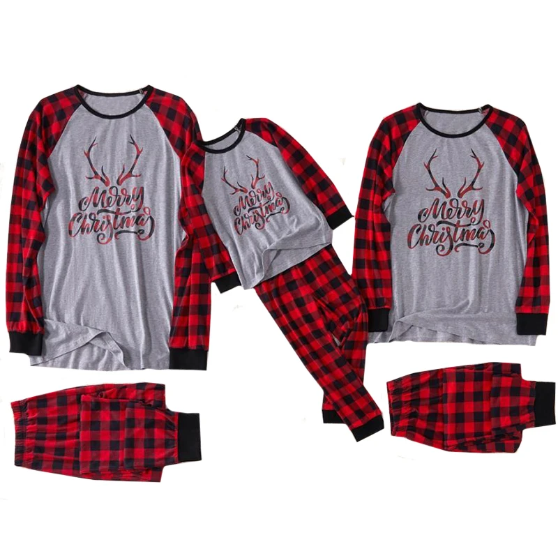 

Family Christmas Pajamas Set Warm Adult Kids Girls Boy Mommy Sleepwear Nightwear Mother Daughter Clothes Matching Family Outfits