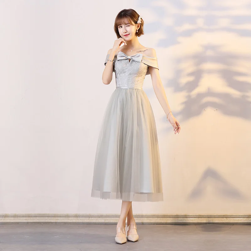 

J069 dress vestidos de dama de honor düün parti elbise elegant women sukienka jurk robes bridemaid baratos kleid mariee