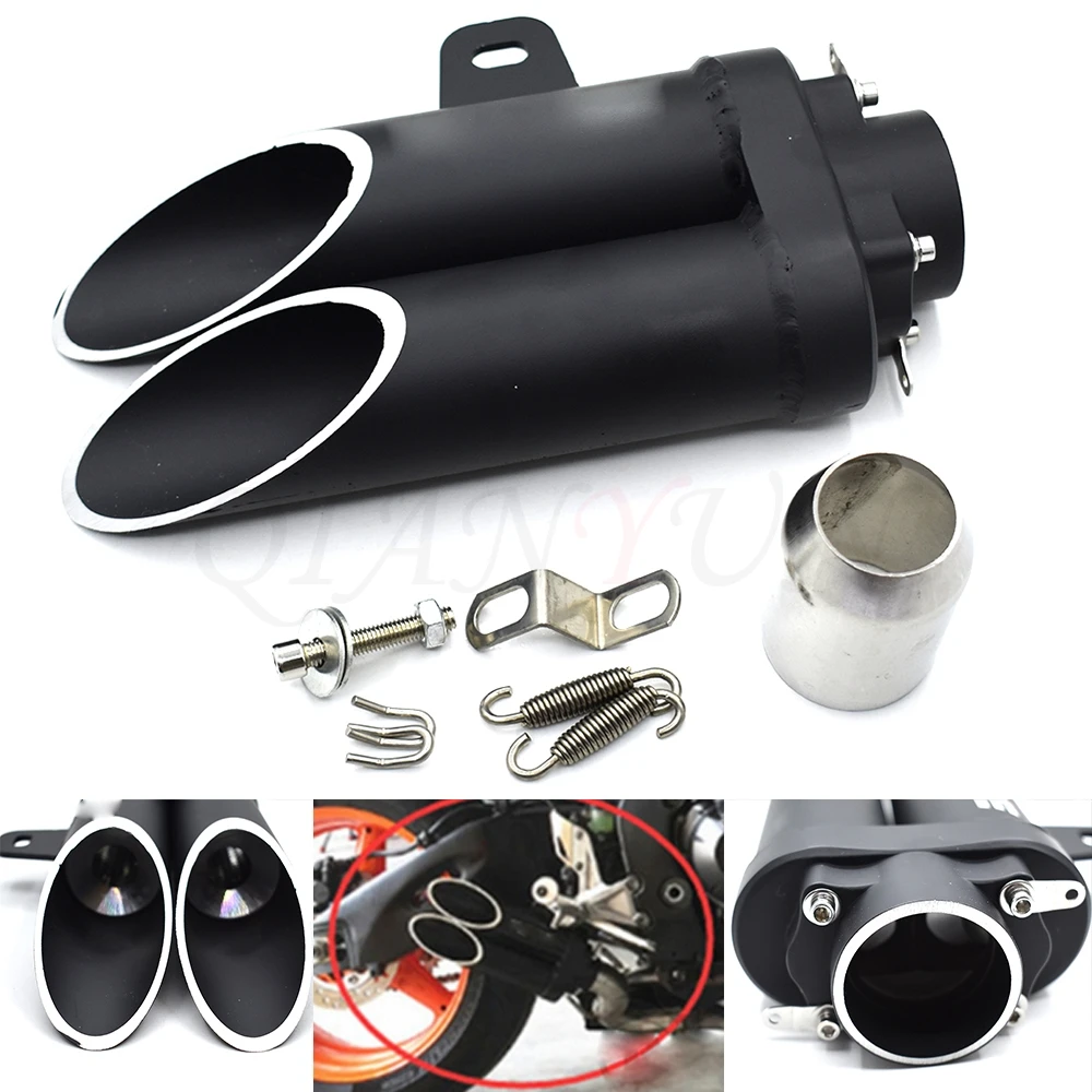 

Universal Modified Motorcycle Exhaust Muffler Pipe Racing Escape For KTM RC8 RC8R 1290 Super Duke R 990 SuperDuke 690 Duke