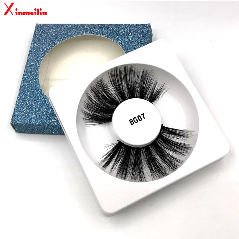 

3D 25mm faux mink lashes wholesale natural long fluffy thick soft light dramatic individual makeup false eyelashes with lash box