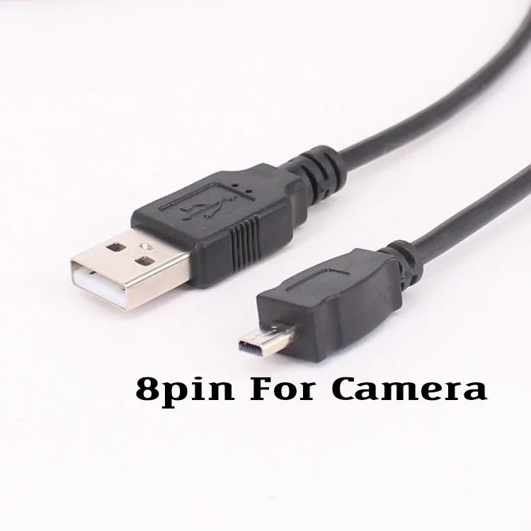 USB-кабель для передачи данных и камеры кабель видео 8pin Nikon/Olympus/Pentax/Sony/Panasonic/Sanyo |