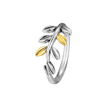 

Ring Branch of Leaves Rings For Women Anillos Mujer Bague 925 Sterling Silver 925 Jewelry bijoux Femme Joyas Plata