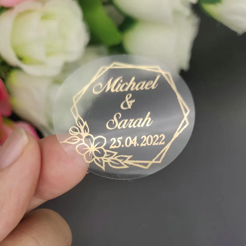 Custom Stickers Personalized Custom Hennaday Baptism Communion Circoncision Wedding Engagement Anniversary Party Favors Label Stickers 50 Pieces