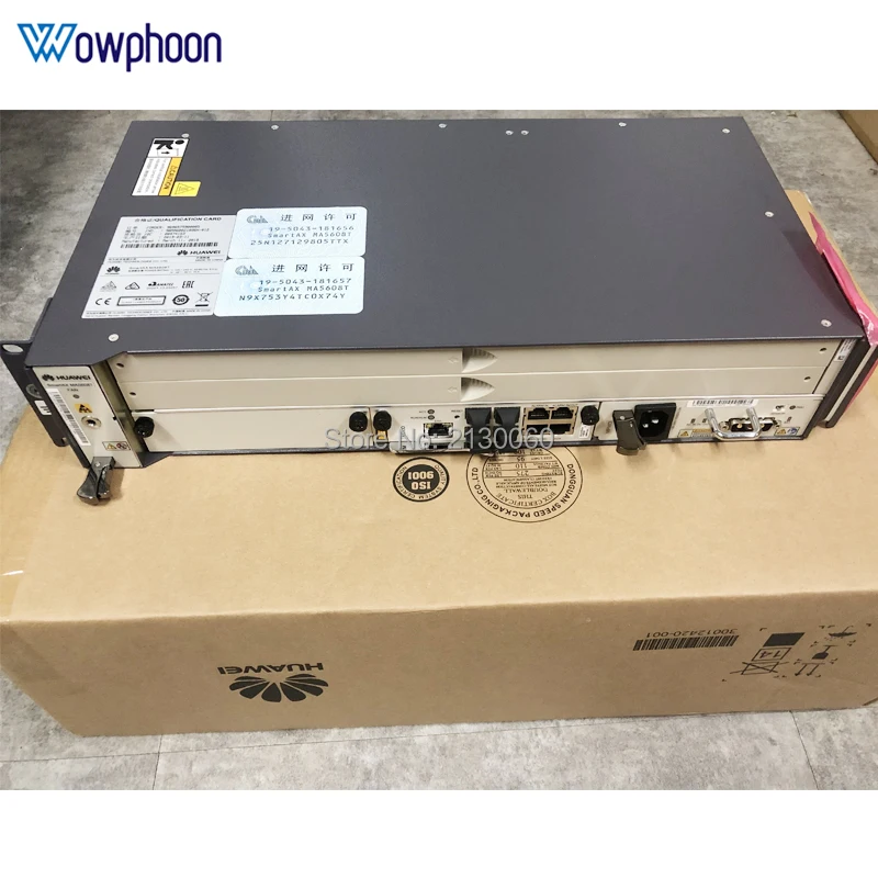 Бесплатная доставка Huawei GPON OLT оборудование MA5608T + 1 * MCUD + 1 * MPWC + 1 * GPFD 16 порт B + C + +, 1 г, DC терминал linii optycznej