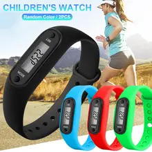 2 шт часы Шагомер Спорт на открытом воздухе маленький подарок часы детские электронные часы креативный подарок Новинка Часы Шагомеры