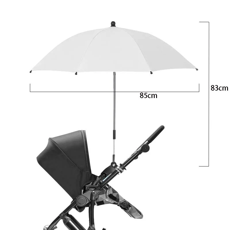 baby stroller accessories bassinet Universal Baby Stroller Folding Umbrella UV Protection Rainproof Infant Stroller Cover Umbrella 360 Degrees Adjustable Sunshade baby stroller cover for winter Baby Strollers