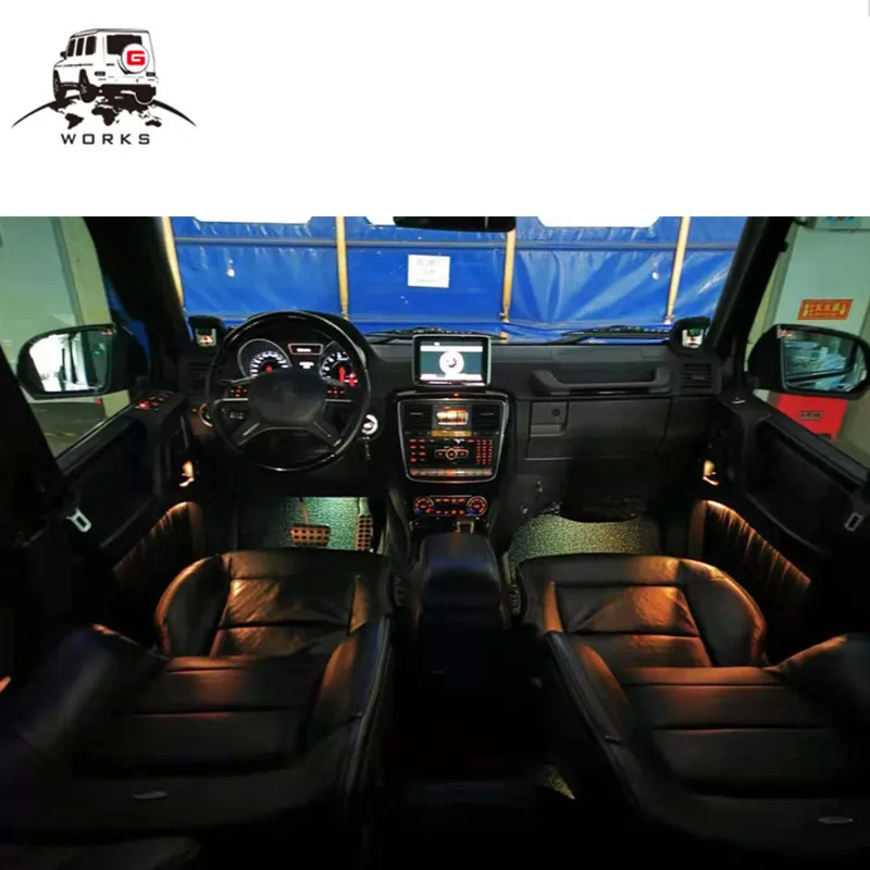 G class w463 Дверная панель окружающего света 12 цветов подходит для 1990-2018year W463 G63 G65 G500 G350 4X4 автомобильная лампа