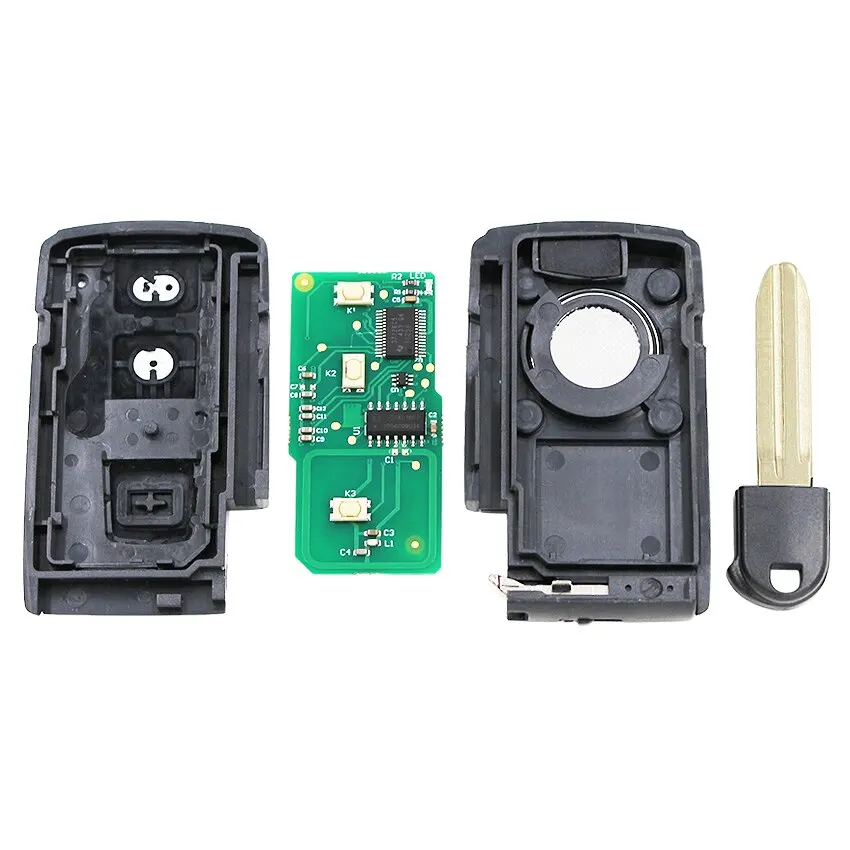 KEYECU Smart 2 кнопки дистанционного ключа fob ASK 433 МГц для Toyota Prius 2004-2009 FCC ID: B31EG-485 MOZB31EG