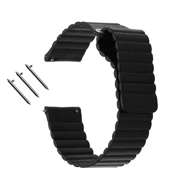 

20mm Leather loop watch band strap for Samsung Gear sport ,Galaxy Watch Active, Active2, s2 Classic R732, galaxy watch 42mm