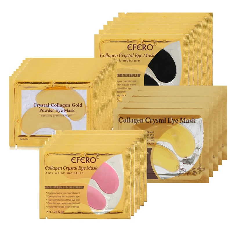 

30pcs=15pair High quality Gold Crystal collagen Eye Mask Hotsale eye patches
