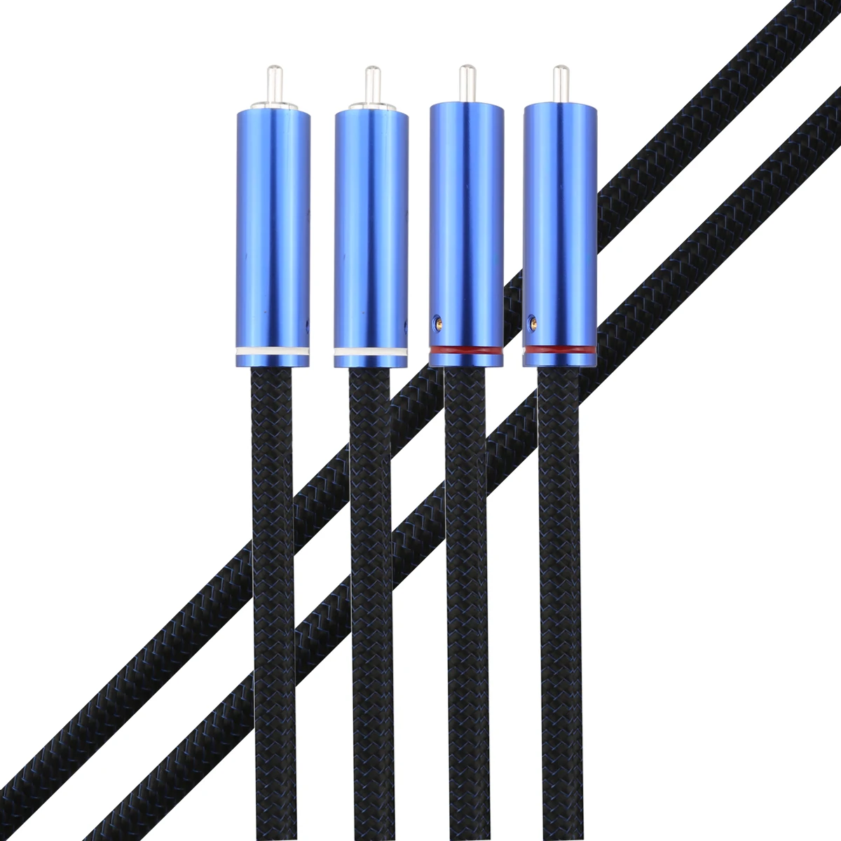 Audiocrast Ar1901 Cavo Rca 2Rca Maschio A 2Rca Maschio Sistema Hifi Adattatore Convertitore Subwoofer Con Diametro 8Mm Cavo Hifi Rca