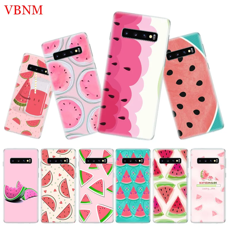 

Watermelon Melon Cover Phone Case for Samsung Galaxy S10 Plus S10 Lite A50 A70 A30 A10 A20E M30 A20 A80 A40 Coque