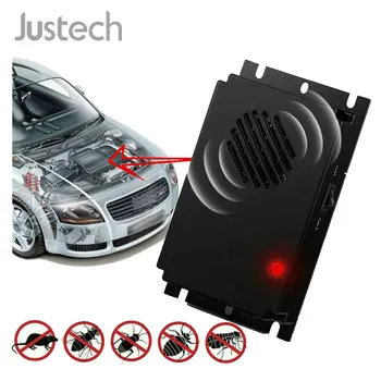 

Justech Mouse Repeller Ultrasonic Anti-marten Repellent Marten Protection Ultrasound Marten-free Pest Control for Car Protection