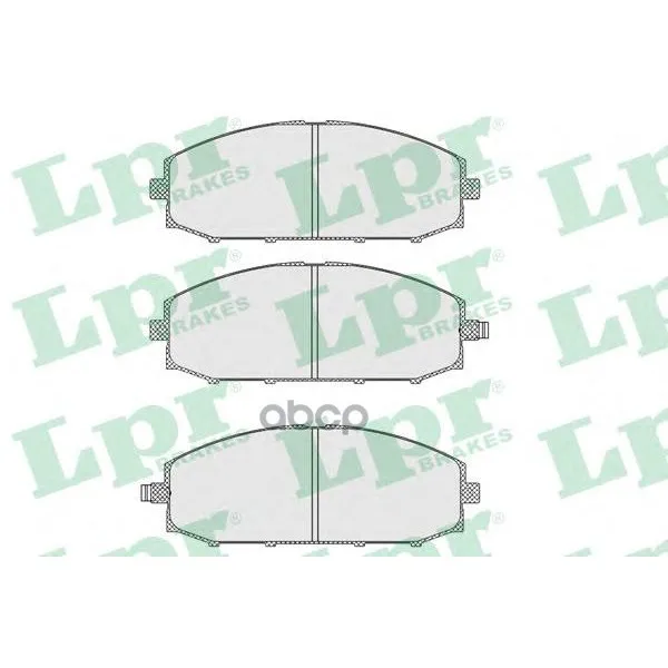 Колодки Тормозные Nissan Patrol 2.8d-4.2d 97-10 Передние Lpr 05p845 Lpr арт. 05P845