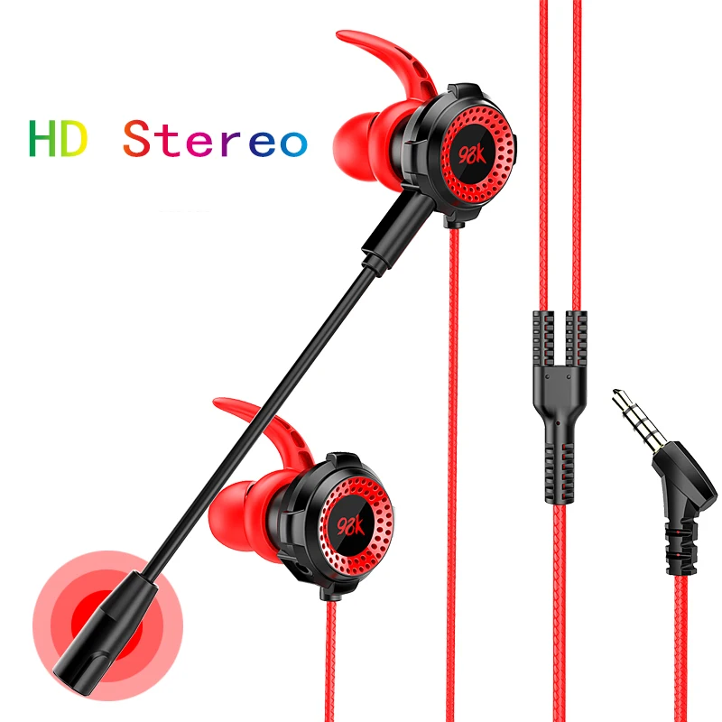 Newmsnr G2000 проводные 6D Hi-Fi стереонаушники, шумоподавление игровая гарнитура, голосовое управление наушник для PUBG