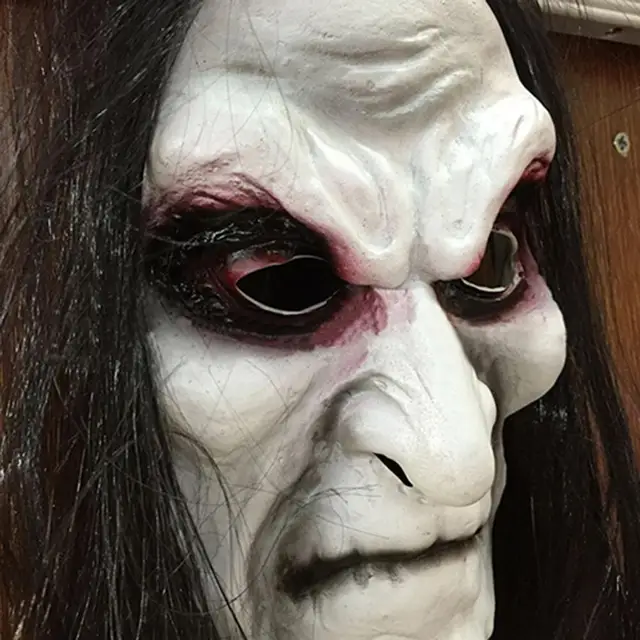Halloween Zombie Mask Ghost Festival Horror Mask Scary Halloween Mask Hilarious Prank Full Dead Mask With Super Black Eyes 4
