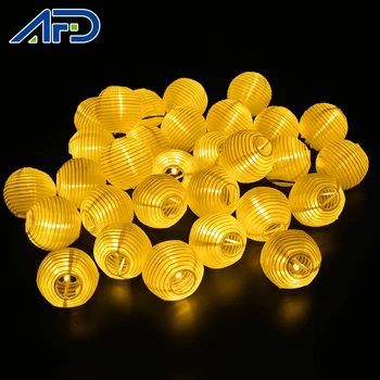 

30 LED Outdoor Lantern Ball String Lights Waterproof Lantern Fairy Lights Globe Christmas for Garden Holiday Party Decoration