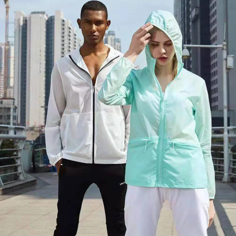 

New Style Wind Shield Men's Summer Outdoor Elasticity Breathable Sun Protection Clothing Women's Windproof Waterproof Sun Protec
