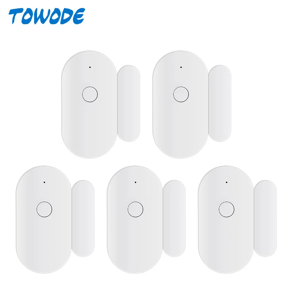 Towode 1/3/5 шт WIFI датчик для двери приложение TUYA Управление безопасности магнитный