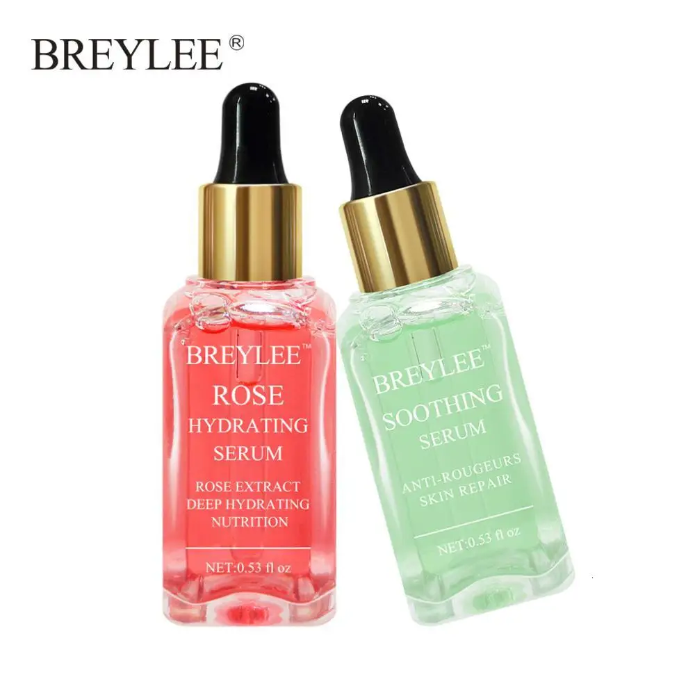 Rose and Soothing BREYLEE, 2 шт., розовая питательная сыворотка, ретинол, подтягивающая, подтягивающая, отбеливающая, против старения, морщин, увлажняющая, витамина С, уход за кожей - Вес нетто: Rose and Soothing
