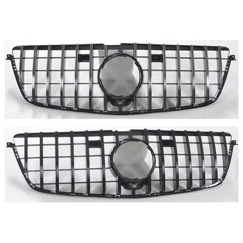 

For Mercedes-Benz GL GLS X166 W166 GL350 GL400 GL500 GLS450 2013-2019 ABS plastic front grill for Maybach GT style Middle grille