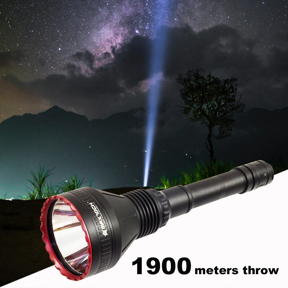 MAXTOCH Hunter X Pro 1900M+ Beam Distance  Pencil Beam Hunter xpro Compatible 21700 and 18650 Battery Thrower Torch