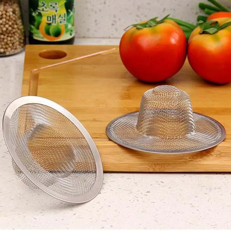 1Pcs Stainless Steel Bathroom Drain Filter Net Screening Sink Drain