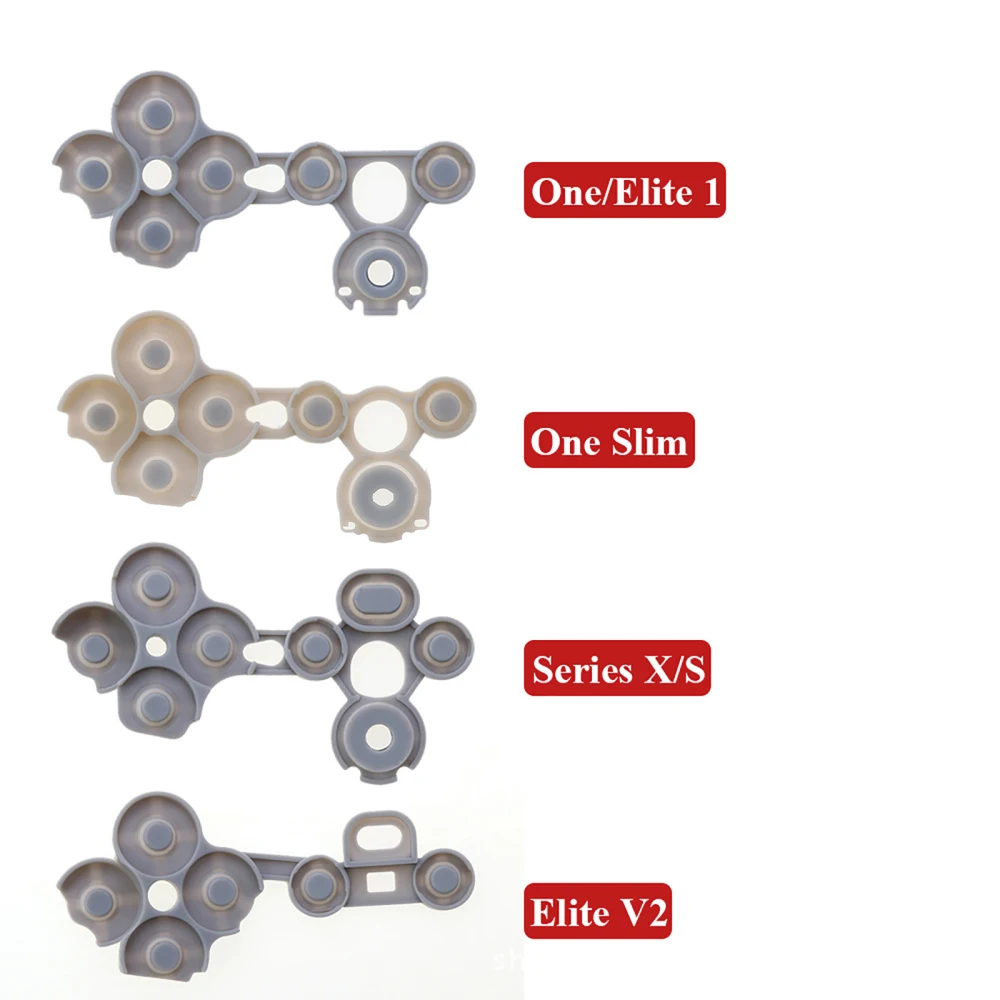 Controller Pad In Gomma Adesivo Conduttivo Per One/One Slim/Elite 1 V2/ Series S/X Pulsanti Gamepad Chiavi Parti Di Riparazione