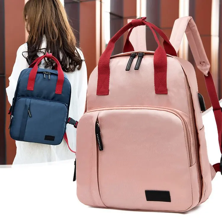 

Quality Great 2019 New Style Large-Volume Oxford Cloth Backpack Outdoor Multi-functional Backpack Travel Bag Diaper Bag