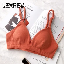 Женский сексуальный хлопковый бюстгальтер пуш-ап с треугольными чашечками, эластичный бюстгальтер без косточек, бесшовный бюстгальтер белого и розового цвета для женщин