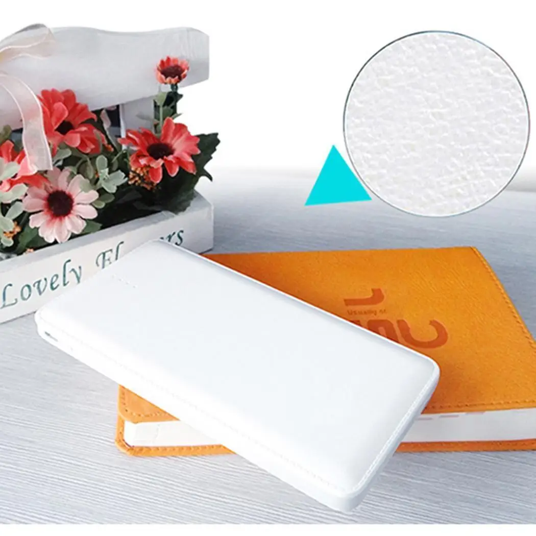 Портативное зарядное устройство 20000 мАч для iPhone samsung Xiaomi Mi зарядка с usb-кабелем внешний аккумулятор дропшиппинг