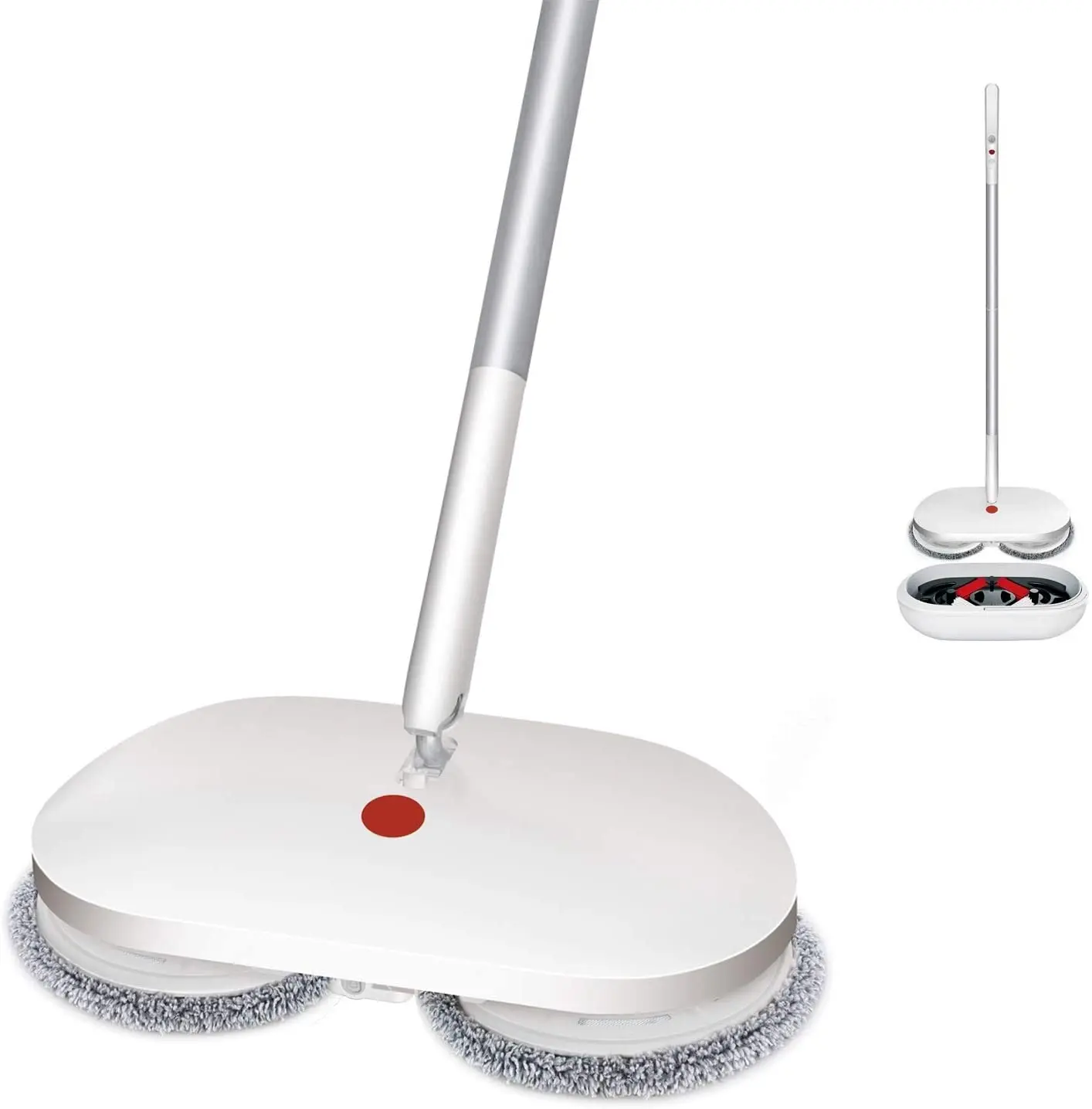 Electric Mop Cordless Electric Spin Mop Hardwood Floor Cleaner with
