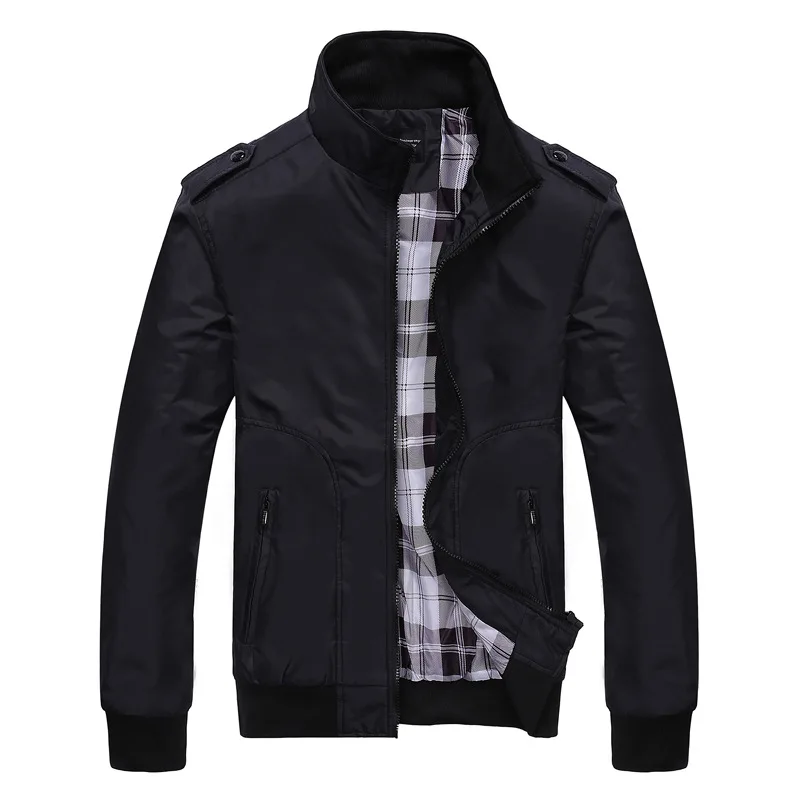 Spring And Autumn New Style Stand Collar Men Jacket Youth Casual Large Size MEN'S Coat Jacket Tops