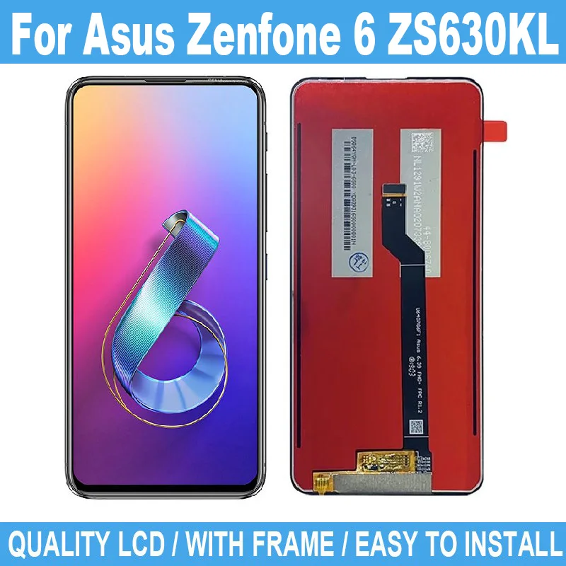 Новый ЖК-дисплей 6 4 дюйма для Asus Zenfone ZS630KL дисплей с сенсорным дигитайзером и