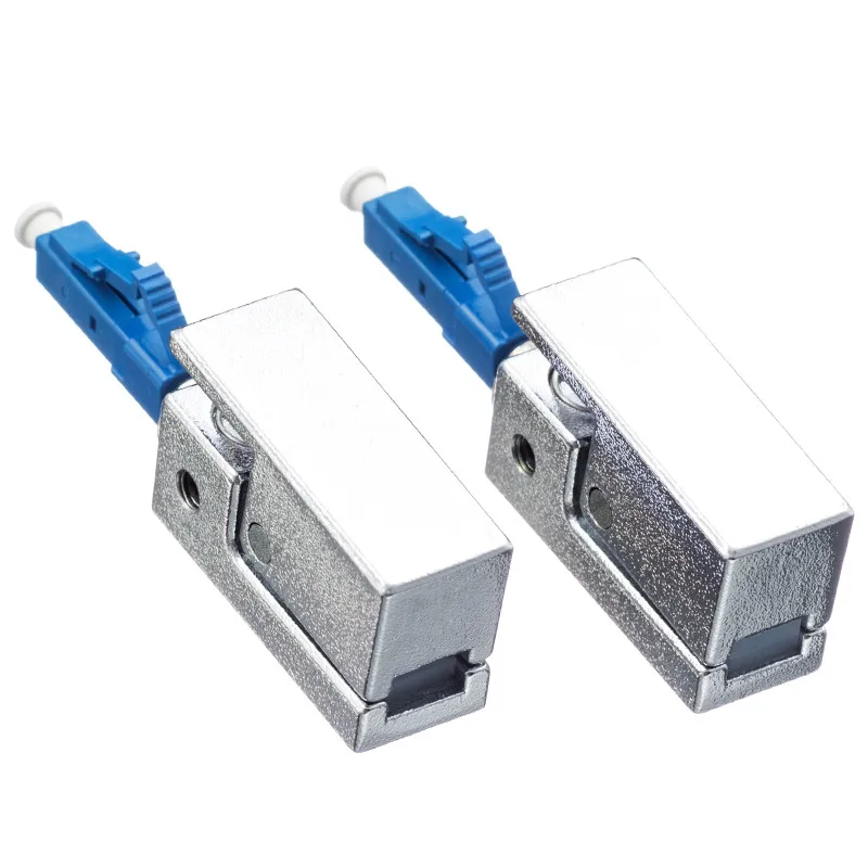 

LC Flange Fiber Square Bare Optic Adapter,LC Single mode Turn Round Square Flange ST Bare Fiber Adapter