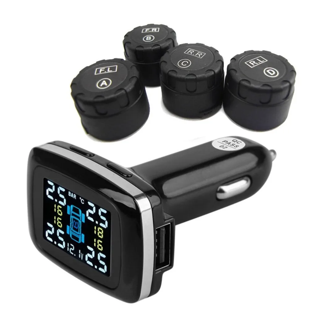 Беспроводная Зажигалка TPMS внешняя система давления TP620 Автомобильный датчик для сигарет в шинах
