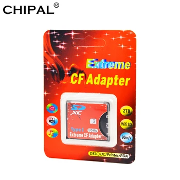 

CHIPAL MicroSD SD to CF Card Adapter UDMA Micro SD SDHC SDXC to Standard Compact Cardreader Flash Type I Converter Original Pack
