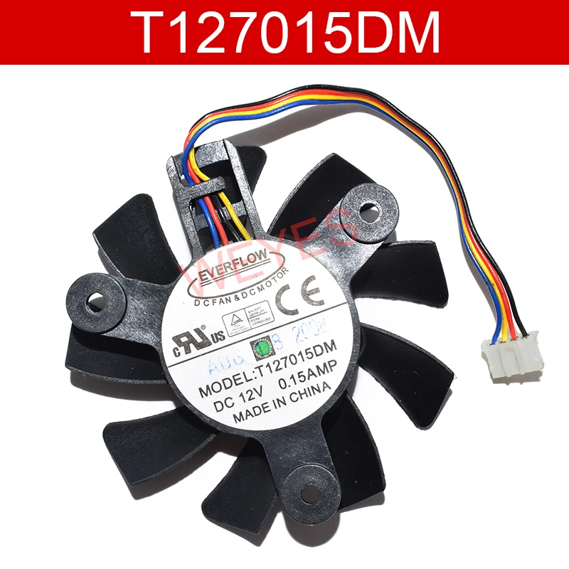 Четырехлинейный охлаждающий вентилятор для EVERFLOW T127015DM 12 В постоянного тока 0 15 А |